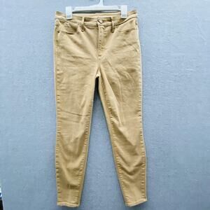 Talbots Pants Womens 8 Khaki High Waist Jegging Ankle Skinny Stretch Flawless